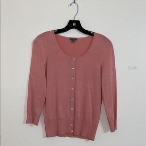 Ann Taylor Button Up Sweater